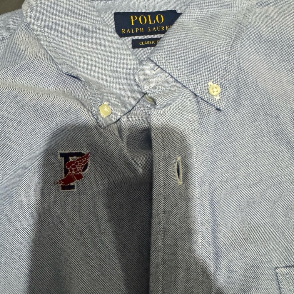 Polo p wing button down shirt
